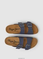 hombres sandalias anatómicas chicago doble Pepe Jeans 44JTZ1272 Armada - Imagen 2