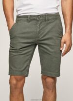 hombres shorts chinos charly de corte slim Pepe Jeans 44JTZ1130 fundición - Imagen 3