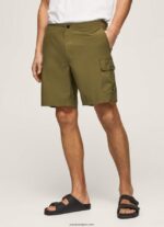 hombres shorts de baño cargo fergus Pepe Jeans 44JTZ1141 caqui harvard - Imagen 2