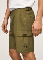hombres shorts de baño cargo fergus Pepe Jeans 44JTZ1141 caqui harvard - Imagen 3