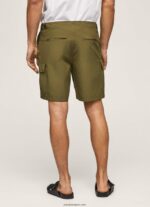 hombres shorts de baño cargo fergus Pepe Jeans 44JTZ1141 caqui harvard - Imagen 4