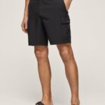 hombres shorts de baño cargo fergus Pepe Jeans 44JTZ1142 negro