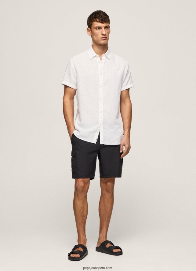 hombres shorts de baño cargo fergus Pepe Jeans 44JTZ1142 negro - Imagen 5