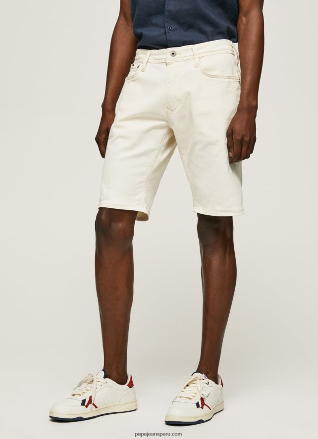 hombres shorts de mezclilla con corte tapered stanley Pepe Jeans 44JTZ822 mezclilla - Imagen 2