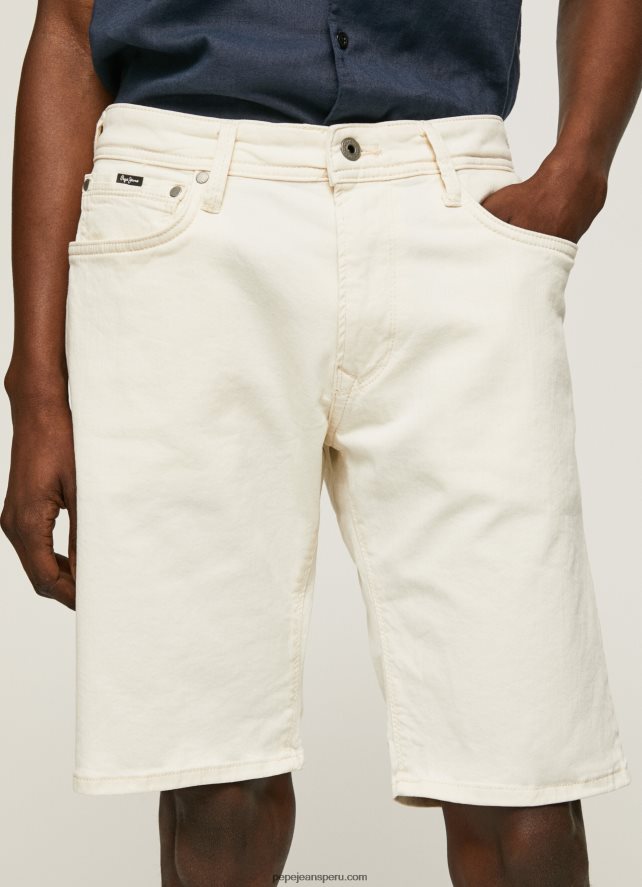 hombres shorts de mezclilla con corte tapered stanley Pepe Jeans 44JTZ822 mezclilla - Imagen 3
