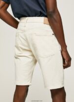 hombres shorts de mezclilla con corte tapered stanley Pepe Jeans 44JTZ822 mezclilla - Imagen 4