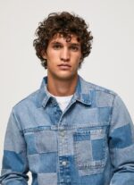 hombres sobrecamisa vaquera de corte holgado Pepe Jeans 44JTZ817 mezclilla - Imagen 4