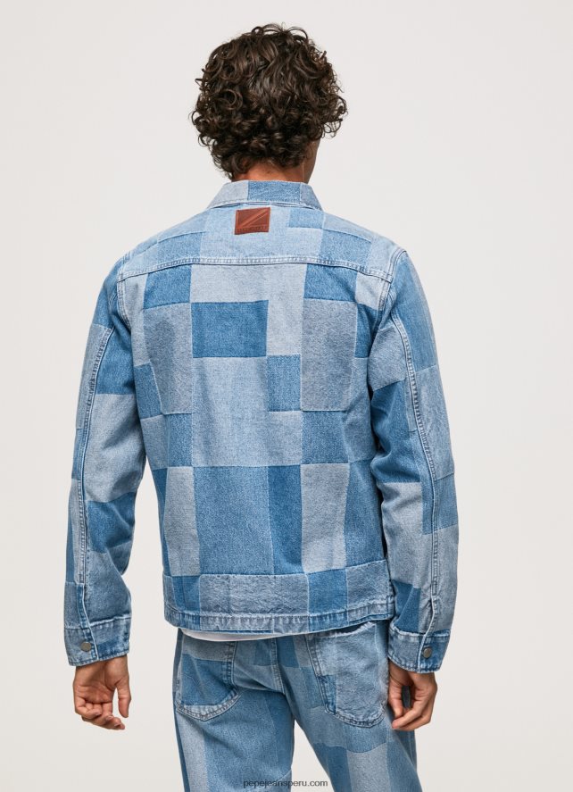hombres sobrecamisa vaquera de corte holgado Pepe Jeans 44JTZ817 mezclilla - Imagen 5