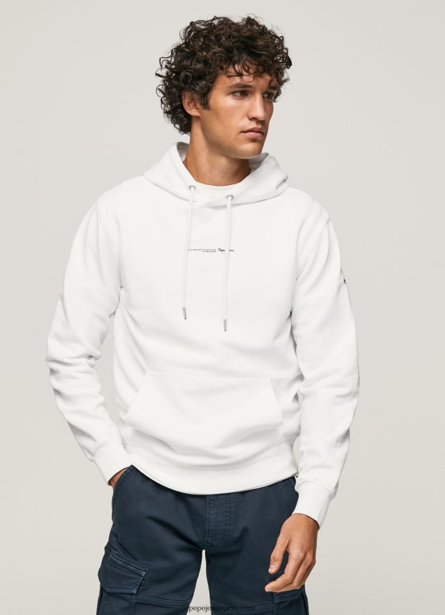 hombres_sueter_con_capucha_pepe_jeans_44jtz910_blanco.jpg hombres suéter con capucha Pepe Jeans 44JTZ910 blanco - Imagen 1