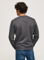 hombres suéter con logo bordado Pepe Jeans 44JTZ872 negro lavado - Imagen 4