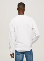 hombres suéter con logo de bandera Pepe Jeans 44JTZ899 blanco - Imagen 4