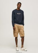 hombres suéter con logo estampado Pepe Jeans 44JTZ884 dulwich - Imagen 2