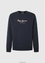 hombres suéter con logo estampado Pepe Jeans 44JTZ884 dulwich - Imagen 5