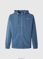 hombres suéter con logo y cremallera Pepe Jeans 44JTZ911 jarman - Imagen 5