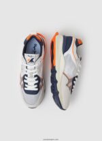 hombres tenis brit pro neon combinados Pepe Jeans 44JTZ1221 blanco - Imagen 2