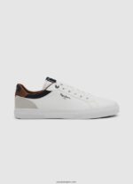 hombres tenis combinados kenton court Pepe Jeans 44JTZ1238 blanco