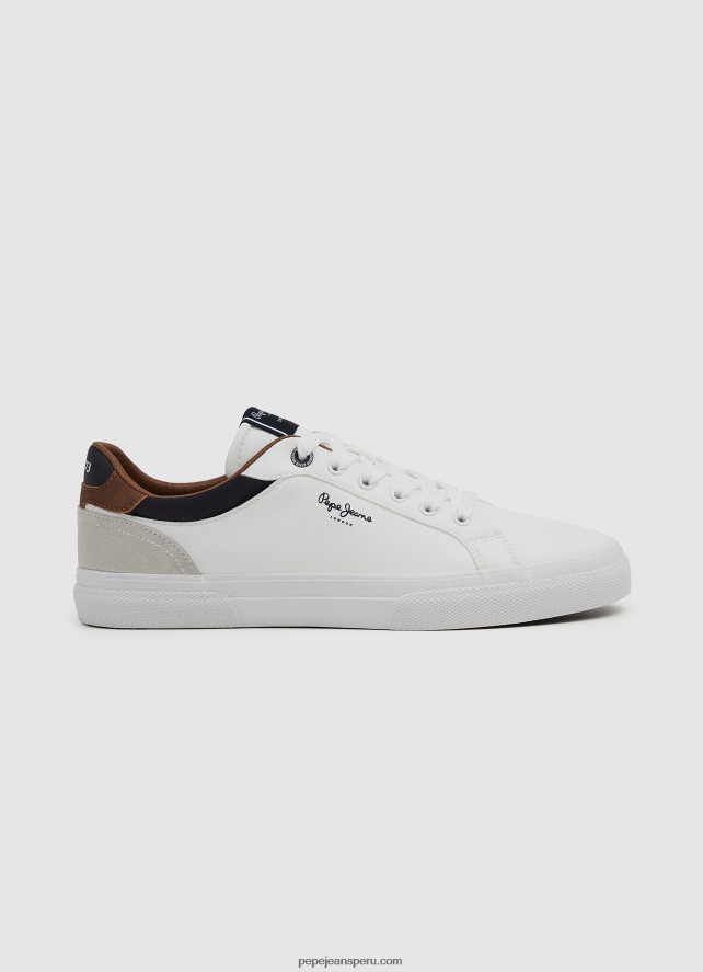 hombres_tenis_combinados_kenton_court_pepe_jeans_44jtz1238_blanco.jpg hombres tenis combinados kenton court Pepe Jeans 44JTZ1238 blanco - Imagen 1