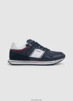 hombres tenis combinados tour club Pepe Jeans 44JTZ1207 Armada