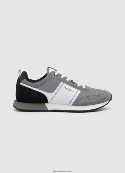hombres tenis combinados tour transfer Pepe Jeans 44JTZ1210 gris