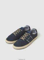 hombres tenis turisticos con entresuela de yute Pepe Jeans 44JTZ1252 Armada - Imagen 3