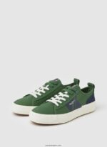 hombres tenis vulcanizados con bandera allen Pepe Jeans 44JTZ1205 oliva militar - Imagen 3
