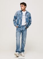 hombres vaqueros byron de tiro medio holgados Pepe Jeans 44JTZ811 mezclilla
