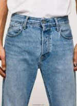 hombres vaqueros byron de tiro medio holgados Pepe Jeans 44JTZ811 mezclilla - Imagen 3