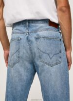 hombres vaqueros byron de tiro medio holgados Pepe Jeans 44JTZ811 mezclilla - Imagen 5