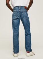 hombres vaqueros byron de tiro medio holgados Pepe Jeans 44JTZ813 mezclilla - Imagen 4