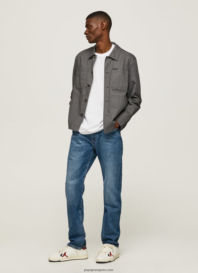 hombres vaqueros byron de tiro medio holgados Pepe Jeans 44JTZ813 mezclilla - Imagen 1