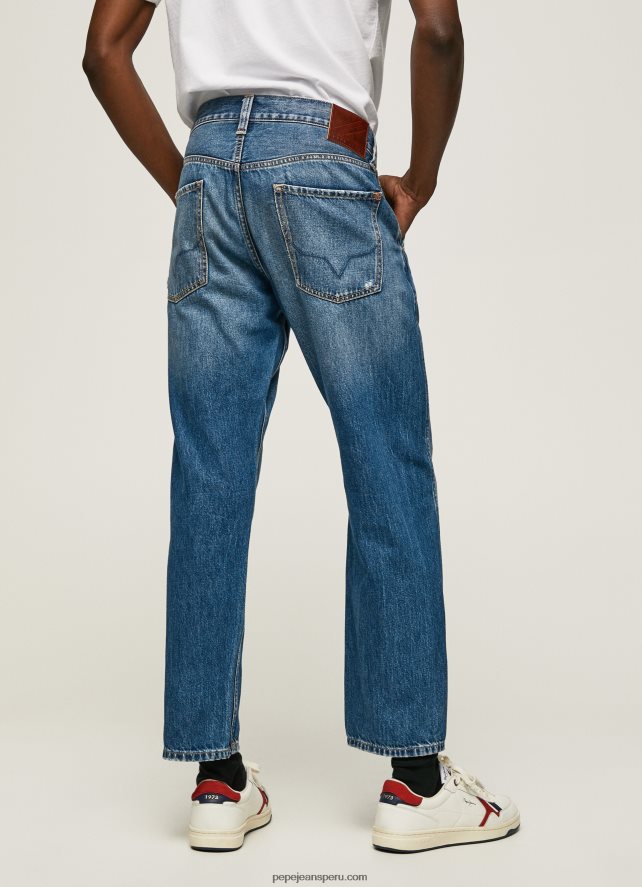 hombres vaqueros cade de tiro medio holgados Pepe Jeans 44JTZ812 mezclilla - Imagen 4