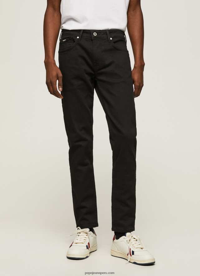 hombres vaqueros finsbury skinny fit de talle bajo Pepe Jeans 44JTZ793 mezclilla - Imagen 2