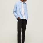 hombres vaqueros finsbury skinny fit de talle bajo Pepe Jeans 44JTZ793 mezclilla