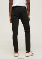 hombres vaqueros finsbury skinny fit de talle bajo Pepe Jeans 44JTZ793 mezclilla - Imagen 4