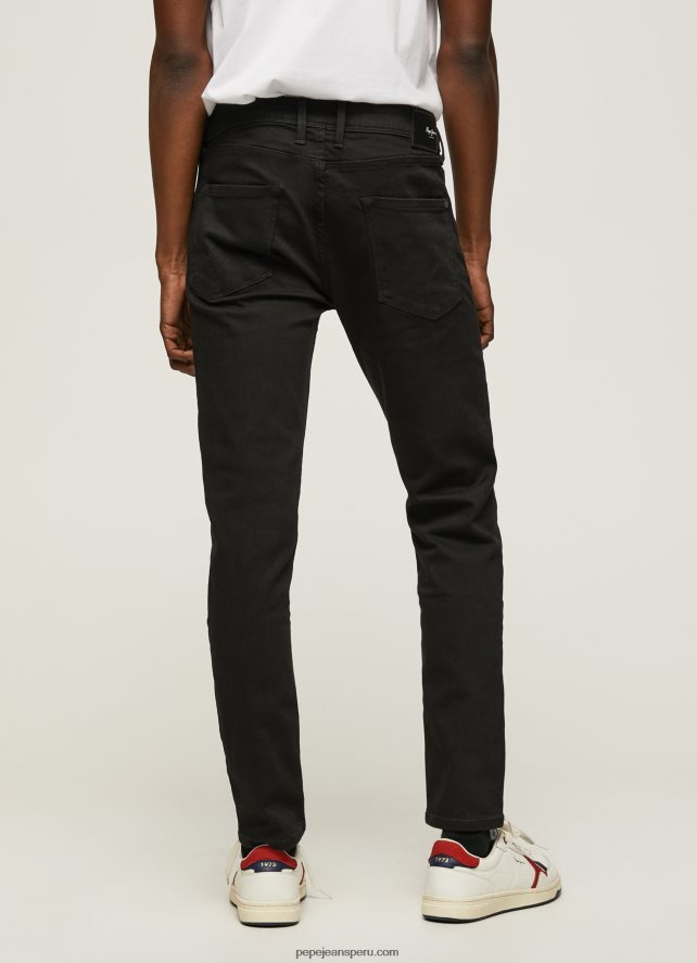 hombres vaqueros finsbury skinny fit de talle bajo Pepe Jeans 44JTZ793 mezclilla - Imagen 4