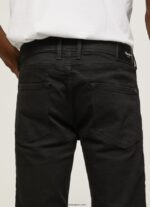 hombres vaqueros finsbury skinny fit de talle bajo Pepe Jeans 44JTZ793 mezclilla - Imagen 5