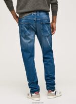 hombres vaqueros jagger midrise slim fit Pepe Jeans 44JTZ794 mezclilla - Imagen 4