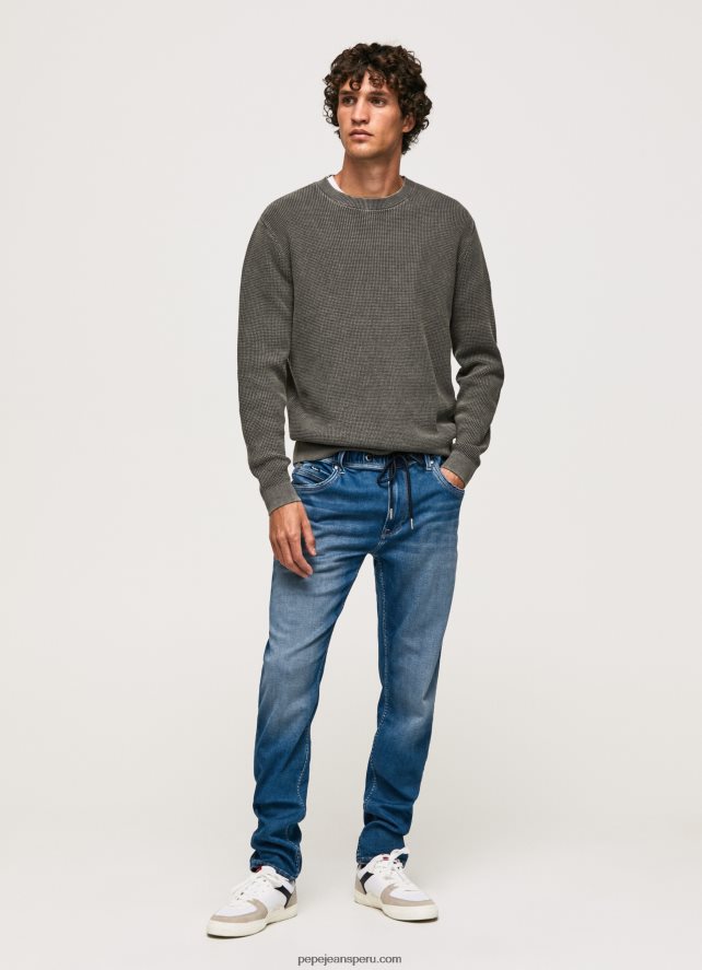 hombres_vaqueros_jagger_midrise_slim_fit_pepe_jeans_44jtz794_mezclilla.jpg hombres vaqueros jagger midrise slim fit Pepe Jeans 44JTZ794 mezclilla - Imagen 1