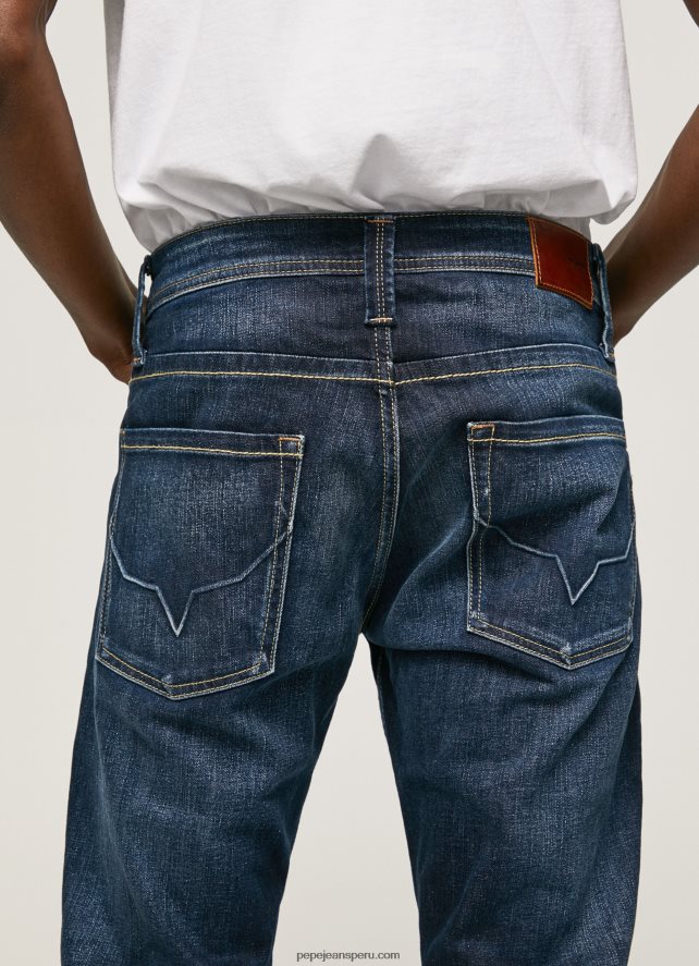 hombres vaqueros kingston con cremallera y cintura normal Pepe Jeans 44JTZ798 mezclilla - Imagen 4