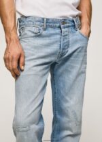 hombres vaqueros stanley de tiro medio Pepe Jeans 44JTZ807 mezclilla - Imagen 3