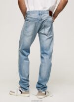 hombres vaqueros stanley de tiro medio Pepe Jeans 44JTZ807 mezclilla - Imagen 4