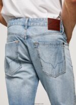 hombres vaqueros stanley de tiro medio Pepe Jeans 44JTZ807 mezclilla - Imagen 5