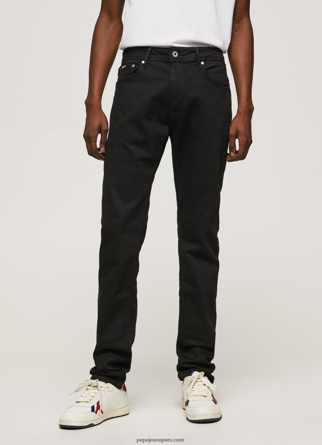 hombres vaqueros stanley taper fit con cintura normal Pepe Jeans 44JTZ806 mezclilla - Imagen 2