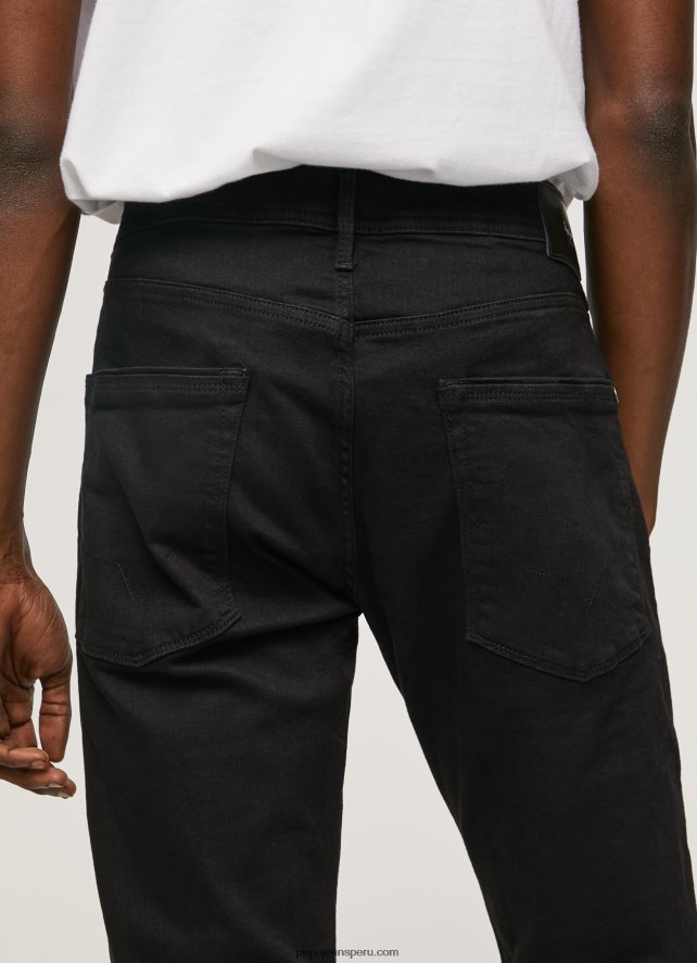 hombres vaqueros stanley taper fit con cintura normal Pepe Jeans 44JTZ806 mezclilla - Imagen 5