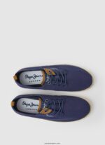 hombres zapatillas blucher de lona Pepe Jeans 44JTZ1212 océano - Imagen 2
