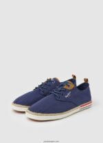 hombres zapatillas blucher de lona Pepe Jeans 44JTZ1212 océano - Imagen 3
