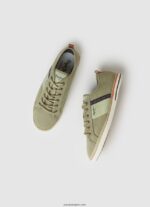 hombres zapatillas blucher de lona Pepe Jeans 44JTZ1215 ejército - Imagen 2