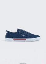 hombres zapatillas brady basicas Pepe Jeans 44JTZ1239 Armada
