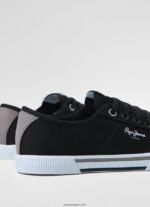 hombres zapatillas brady basicas Pepe Jeans 44JTZ1241 negro - Imagen 5