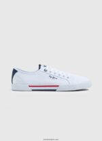 hombres zapatillas brady basicas Pepe Jeans 44JTZ1242 blanco